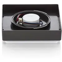 LINDBY plafoniera LED da esterni Nermin, 22 cm, IP65, angolare