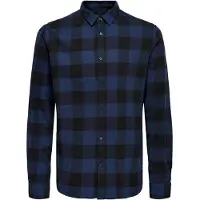 Only & Sons Camicia a maniche lunghe ONSGUDMUND uomini - Blu - EU L