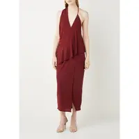 Reiss Xena Midi Dress — Red Taglia: 8 | Abiti Midi Outlet | Donna | Rosso