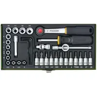 Proxxon 23080 - Set di 36 pezzi Doppio da 1/4 di pollice