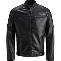 Jack & Jones Giacca In Finta Pelle Scamosciata