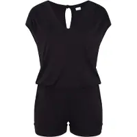 LASCANA Tuta jumpsuit 'Safari' nero