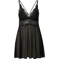 Hunkemoller Negligé 'Beatriz' nero