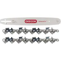 Oregon Set catena e barra 1+2 AdvanceCut con 1 barra di guida e 2 catene da 325", 1,5 mm, 33 cm, 56 denti.