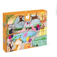 Janod Puzzle Tattile: Un Giorno Allo Zoo 20 Pezzi