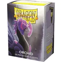Dragon Shield Bustine Per Carte Emme Orchid Doppie Opache 100 Bustine