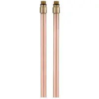 Delabie Tubo di rame , non cromato M10x1AG L365mm, 2 pezzi