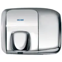 Delabie Asciugamani con ugello rotante. 360gr., acciaio inox 1.4301 hgl.pol.