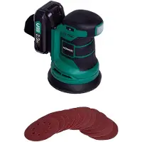 Vonroc Levigatrice orbitale 20V - 2.0Ah | Incl. batteria e caricatore