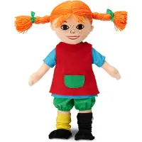 Peppi Pitkätossu Animali peluche 'Langstrumpf' azzurro / verde / arancione / rosso