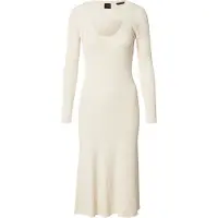Pinko Manresa Abito Costina Crepe Parchment Beige Taglia: L | Abiti Midi Outlet | Donna | Marrone