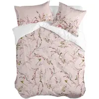 Happy Friday Copripiumino HappyFriday Chinoiserie rosa Colorato 240 x 220 cm