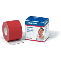 Bsn Medical Leukotape K Benda Elastica Adesiva Rossa 5 cm x 5 m — Benda Elastica