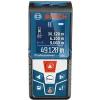 Bosch GLM 500 Professional, misuratore laser, metri, nero, blu, digitale, IP54, portata 50 m
