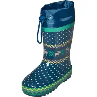 Playshoes Stivale di gomma marino / colori misti