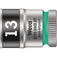 Wera Inserto per chiave a bussola esagonale da 3/8" e 7 mm con funzione di bloccaggio | 4013288193926