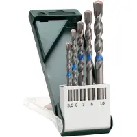 Bosch ISO 5468, Trapano, Set di punte, Rotazione in senso orario, 1 cm, Calcestruzzo, Calcestruzzo duro, 12 cm