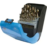 Silverline Punte da trapano in cobalto, set da 25 pezzi 1-13 mm