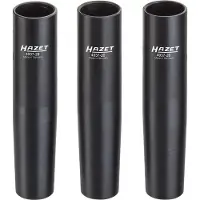 Hazet Set di bussole di centraggio Nkw 4937-26/3 - cava quadrata 12,5 mm (1/2 pollice) - lunghezza totale 4937-26/3