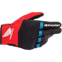 Alpinestars Guanti Honda Copper Black Bright Red Blue, Taglia: XL