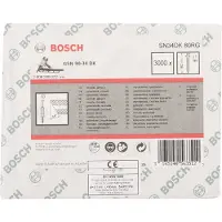 Bosch 3000, testa a D, 34°, 80 mm, zincata, bassa