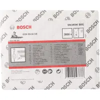 Bosch 3000, testa a D, 34°, 80 mm, zincato, liscio