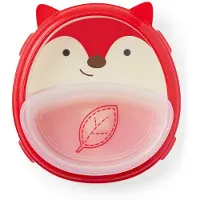 Skip Hop Bavaglino Pieghevole Zoo Volpe Silicone