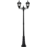 Konstsmide Lampione Firenze 2 luci, nero