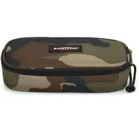Eastpak Astuccio 'Oval Single' navy / marrone / verde / cachi