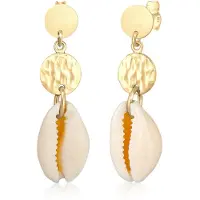 Elli Orecchini 'Muschel' champagne / oro