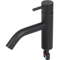 Differnz , miscelatore per lavabo, nero opaco, modello 30.414.00