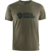 Fjällräven Logo T-shirt Uomo (S, olivia)