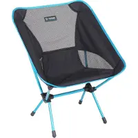 Helinox - Sedia pieghevole leggera - Chair One Black/Cyan Blue in Poliestere Riciclato - Nero