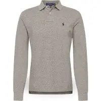 Ralph Lauren per uomo. 710680790003 Polo in piqué slim fit personalizzata grigia (S), Casual, Grigio, Cotone, Manica lunga