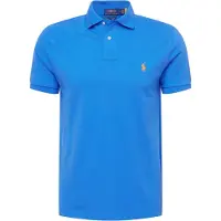Ralph Lauren per uomo. 710782592011 Il polo iconico in piqué Custom Slim Fit blu (XXL), Casual, Cotone, Manica corta