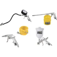 Powerplus Powair0020 Set Di Utensili Pneumatici 5 Pezzi