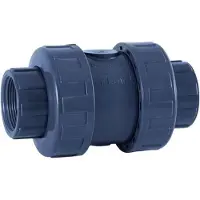 Cepex Valvole Di Ritegno A Molla Serie 09027 Pvc-u Ø2 1/2 Con O-ring Epdm Filettatura Femmina Bsp