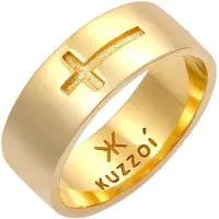 KUZZOI Anello 'Kreuz' oro