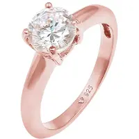 Elli Anello 'Solitär' oro rosé