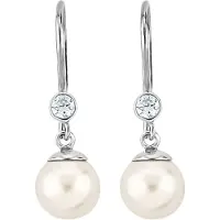 Nenalina Orecchini argento / trasparente / bianco perla