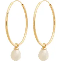 Glanzstücke Orecchini oro / bianco perla