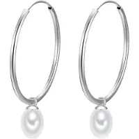 Glanzstücke Orecchini argento / bianco perla