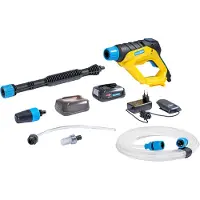 Gloria MultiJet 18V Cordless Pressure Washer - 2.5 Ah Battery and Charger Included