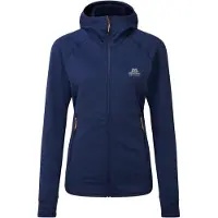 Mountain Equipment Women's Eclipse Hooded Jacket Giacca in pile Donna (34, blu)