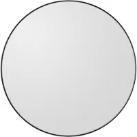 AYTM Specchio Circum, trasparente/nero, Ø 70 cm, vetro, legno MDF