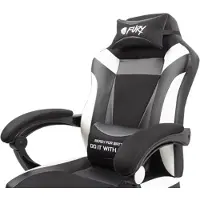 Fury Avenger XL Universal gaming chair Padded seat Black White