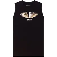 Zadig & Voltaire Abito corto FRUITE ragazza - Nero - 10 anni