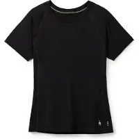 Smartwool Women's Active Ultralite Short Sleeve Intimo lana merinos Donna (XL, nero)