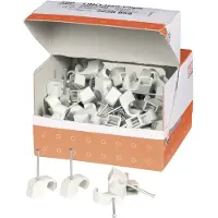 OBO clip adesiva 10-14 mm L40 grigio 100 pezzi 2228858L40GR