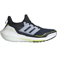 Adidas Scarpa Bassa Uomo Ultraboost 21 Cold Rdy Legend Ink/crystal White/acid Yellow
